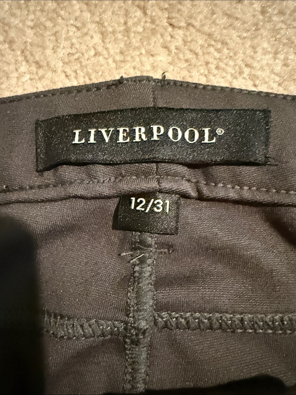 Liverpool Women's Dark Grey Madonna Legging / Jacqueline Skinny Ankle Pants - Picture 2 of 14